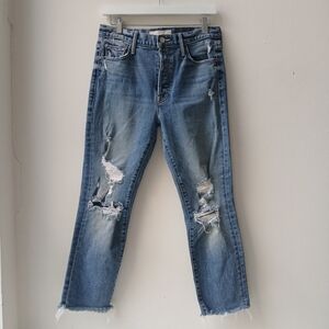 MOTHER trickster skimp fray Jeans
